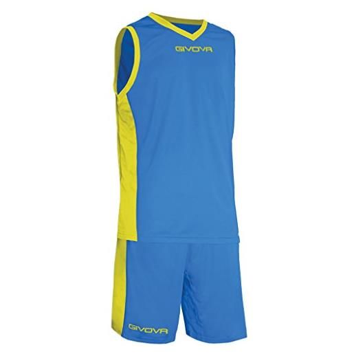 GIVOVA kit power interlock azzurro/giallo tg. 3xl