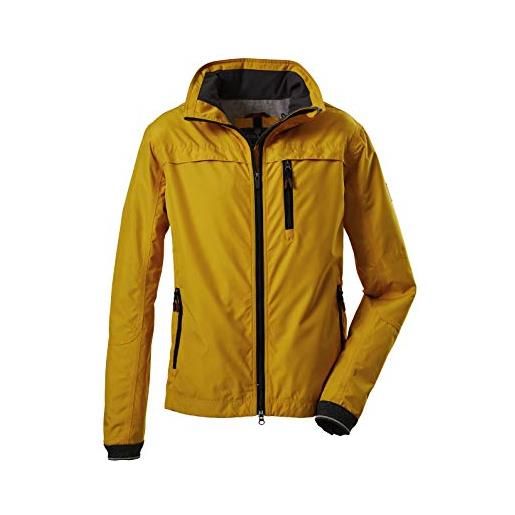 G.I.G.A. DX yorko, giacca funzionale casual con cappuccio arrotolabile. Uomo, giallo, 4xl