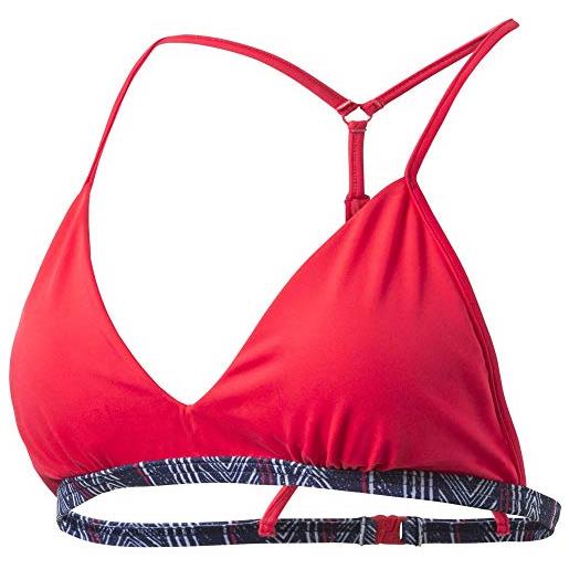 Firefly wanja - reggiseno bikini, donna, 4035656, red/aop denim, 40c