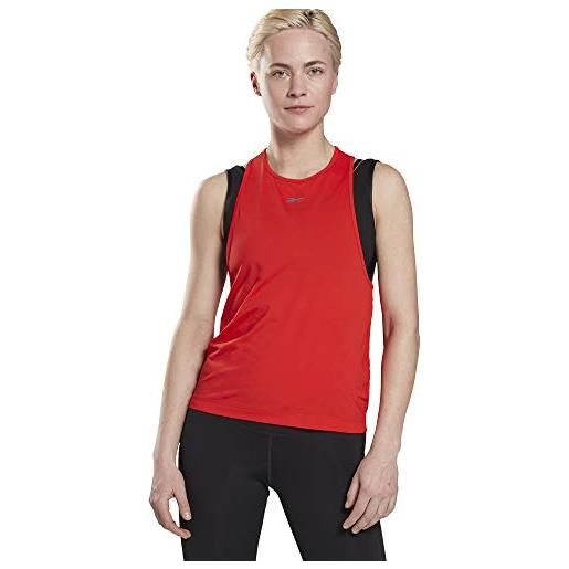 Reebok osr ac tank top senza maniche donna, donna, top senza maniche, fu1374_2xl, rosso (insred), xxl