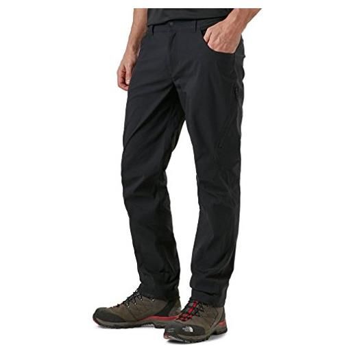 Berghaus ortler 2.0 trousers, pantaloni da escursionismo uomo, opacity, jet black, 28 regular (32 inch)