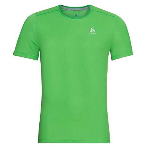 Odlo t-shirt s rundhalsausschnitt george, maglietta da uomo, verde classico