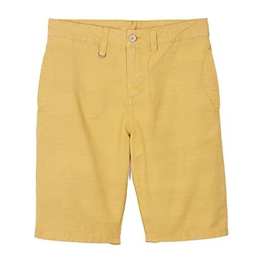 Oxbow n1ortango - pantaloncini tinta unita, da uomo, uomo, pantaloncini eleganti, oxv917329_xaran, giallo (arancia), 48