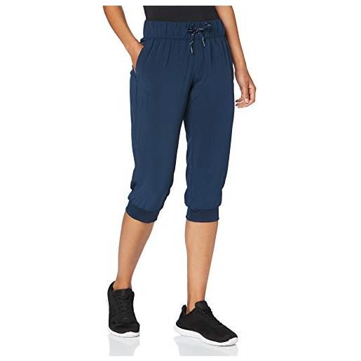 CMP - pantaloni sportivi a 3/4 da donna, blue, 50
