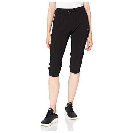 CMP c. P. M. Pantalone capri stretch con tecnologia dry function pantalone, donna, nero, d38