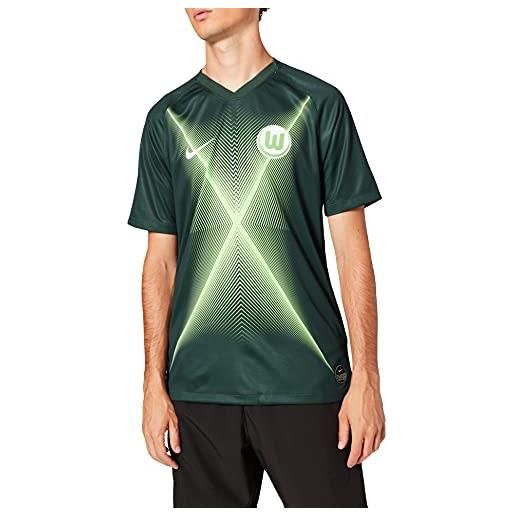 Nike vflw m nk brt stad jsy ss hm, t-shirt calcio uomo, pro green strike/(white) (no sponsor), 2xl
