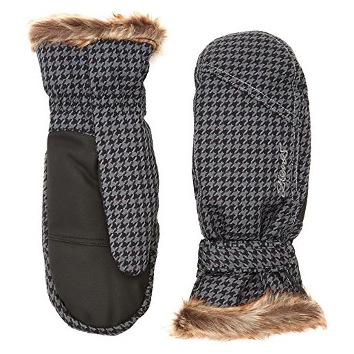 Ziener kem mitten lady - guanti da sci/sport invernali, caldi, traspiranti, nero (black-stru), 7