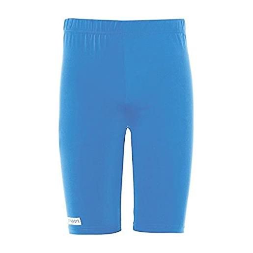 uhlsport - pantaloni corti da uomo aderenti, blu (blu), l
