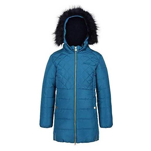 Regatta cappotto idrorepellente unisex per bambini bernadine ad alta lucentezza con rivestimento isolante thermoguard