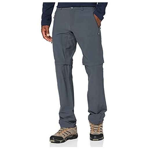 Schöffel pants koper zip off, pantaloni uomo, charcoal, 98
