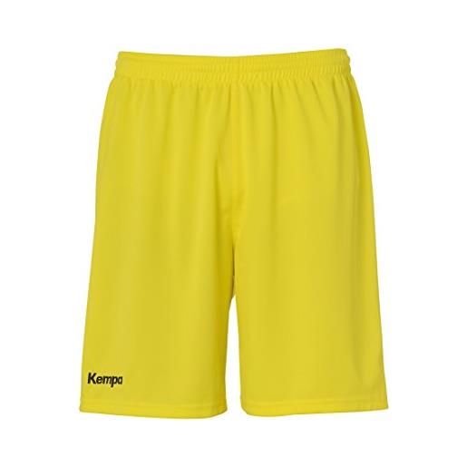 Kempa classic shorts, pantaloni. Uomo, giallo limone, m