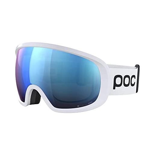 POC fovea clarity comp, occhiali da sci unisex-adulto, natrium blue/spektris blue, taglia unica