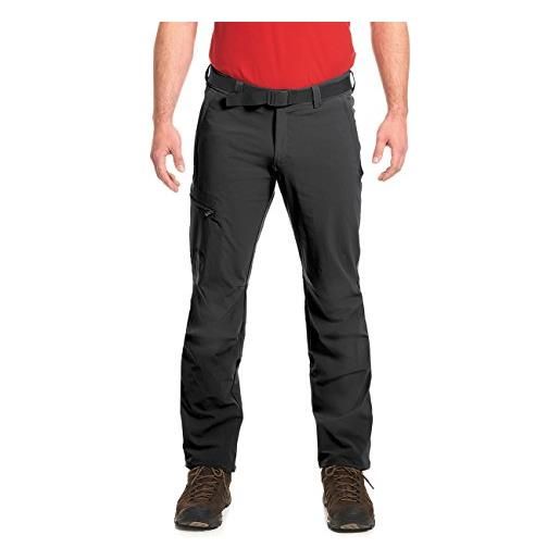 Maier sports wanderhose roll-up nil 132001, pantaloni funzionali uomo, nero (black 900), 122