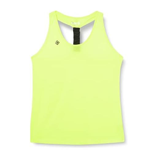 IZAS talaia t-shirt, donna, fluor rosa/giallo, xl
