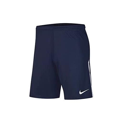 Nike m nk dry lge knit ii short nb, pantaloncini sportivi uomo, blu (midnight navy/white/white), xl