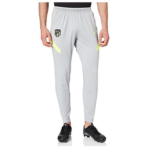 Nike atm m nk dry strk pant kp cl, pantaloni sportivi uomo, wolf grey/volt/(volt) (no sponsor-3rd), 2xl