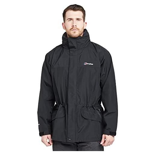 Berghaus cornice jacket interactive giacca impermeabile, uomo, black, l