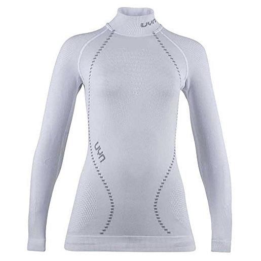 UYN ambityon uw unterhemd', maglia lunga donna, bianco ottico, bianco, grigio perlato', l/xl