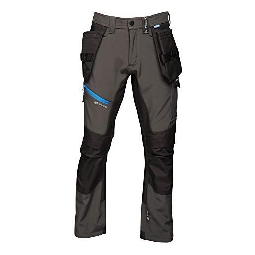 Regatta pantaloni da lavoro tactical threads strategic in softshell trousers, uomo, ash, 30