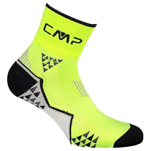 CMP - calzino da trail skinlife, yellow fluo, 39/42
