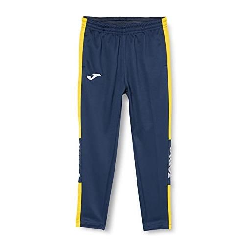 Joma 100761.309. S, 100761.309-pantaloni da uomo, navy men's, blu marino/giallo