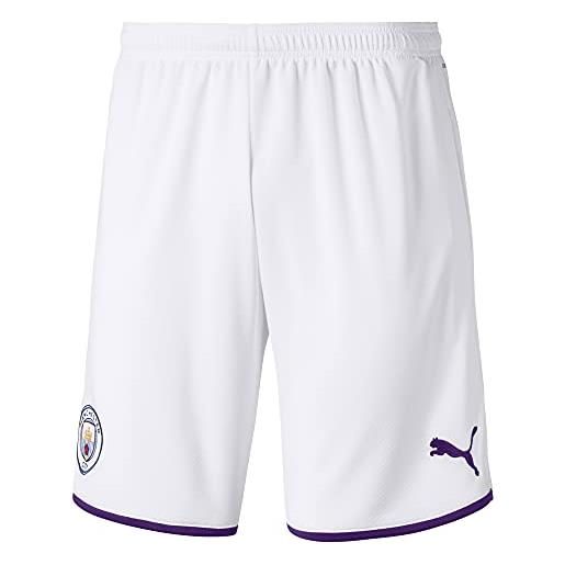 PUMA mcfc shorts replica, pantaloncini uomo, white/tillandsia purple, m