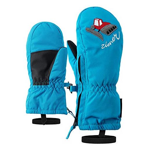 Ziener baby le zoo minis - guanti da sci e sport invernali, caldi, traspiranti, blu, 92 cm