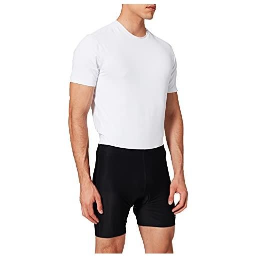 CMP - underwear da ciclismo in mesh con fondello integrato da uomo, nero, 54