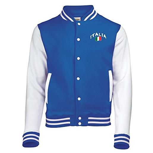 Supportershop italia giacca bambino, bambini, 1050, blu, fr: m (taille fabricant: 7-8 ans)