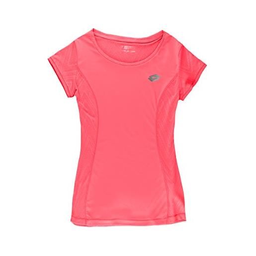 Lotto, nixia iv t-shirt mädchen, silber, xl, oberbekleidung bambina, colore: rosa