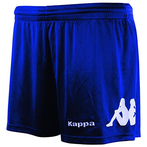 Kappa faenza, pantaloni corti donna, blu reale, 5 años