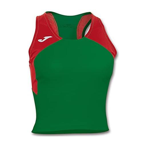 Joma record ii woman green-red sleeveless xs