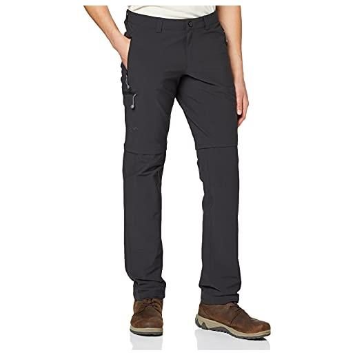 Schöffel pants koper zip off, pantaloni uomo, nero (black), 46