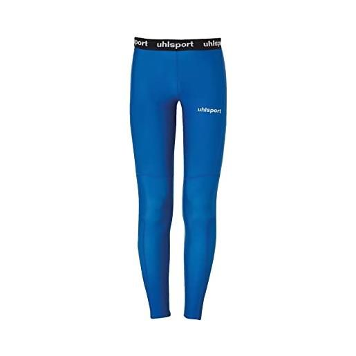 uhlsport distinction pro - leggings lunghi da uomo, uomo, pantaloni, 100555503, azzurro, l