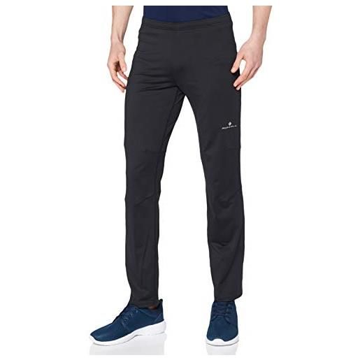 Ronhill momentum - pantaloni da uomo, uomo, pantaloni bambino, rh-001904, tutto nero, m