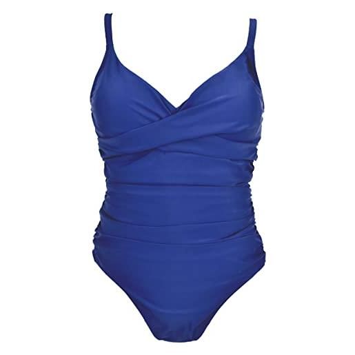 Splash About soaked costume da bagno di controllo da donna, blu navy, 40