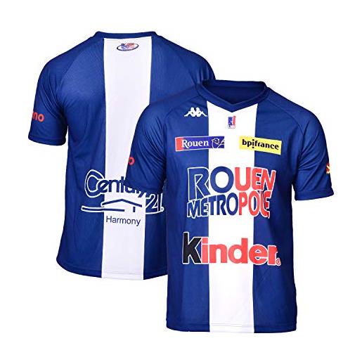 Rouen Metropole Basket rouen metropole - maglia ufficiale da basket 2018-2019, da bambino, bambini, mailextrou, blu, fr: xxs (taille fabricant: 8 ans)