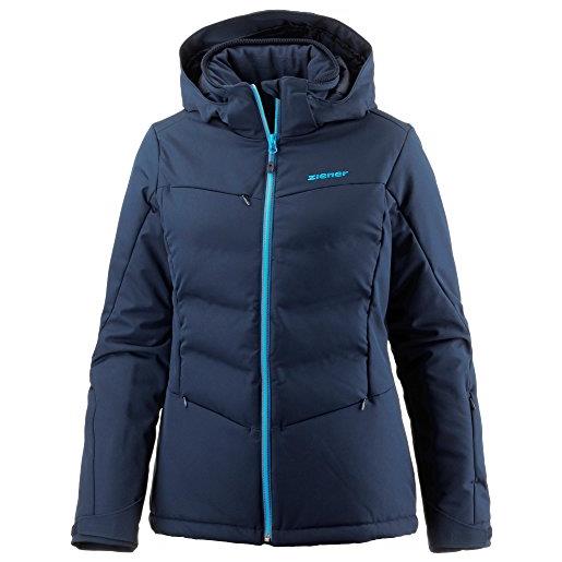 Ziener taranis jacket ski, giacca da sci donna, blu navy, 44