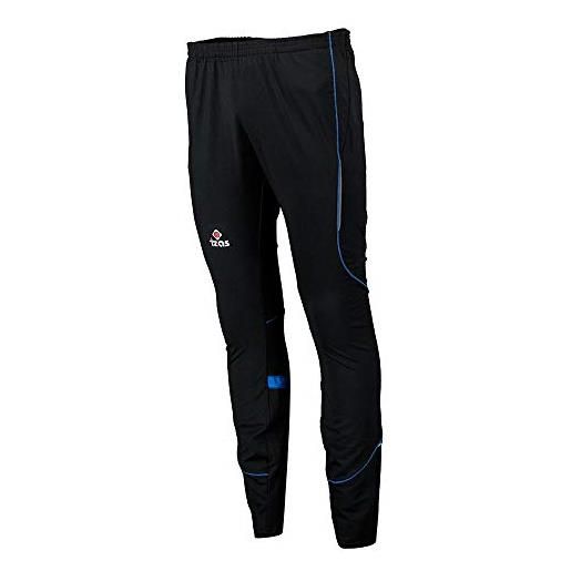 IZAS condor collant per corsa, uomo, nero/reale, xl