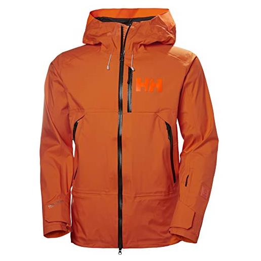 Helly Hansen sogn shell jacket, uomo, 226 arancione acceso, xs