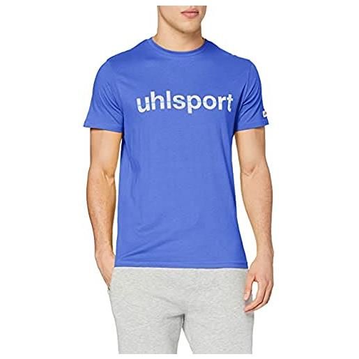 uhlsport essential promo - maglietta, uomo, t-shirt essential promo, giallo mais, xxx