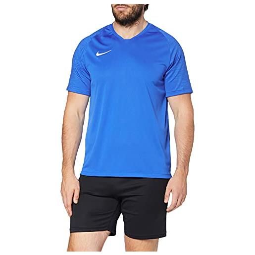 Nike strike short sleeve jersey, maglia maniche corte uomo, royal blu/ossidiana/bianco, l