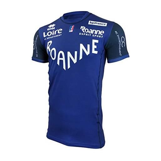 Chorale Roanne 2019-2020 - maglia ufficiale da basket per bambino, bambini, maillot_ext_roanne, blu, fr: xxs (taille fabricant: 12 ans)