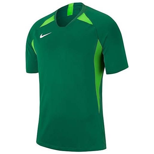 Nike t-shirt core red devils plus, maglia giovani, verde (pine verde/action verde/white), xl