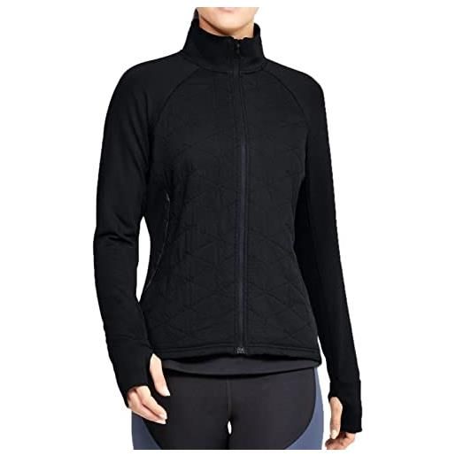 Under Armour coldgear reactor run insulated giacca, donna, nero, md