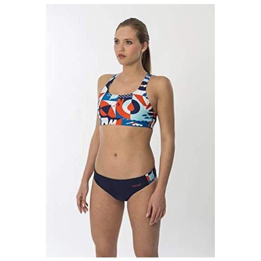 Manta Swim - bikini sportivi da donna, donna, 2-9029732438, blue-white-red, 34