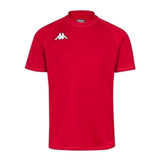 Kappa telese - maglietta da uomo, uomo, maglietta, 304ttl0, rosso, s