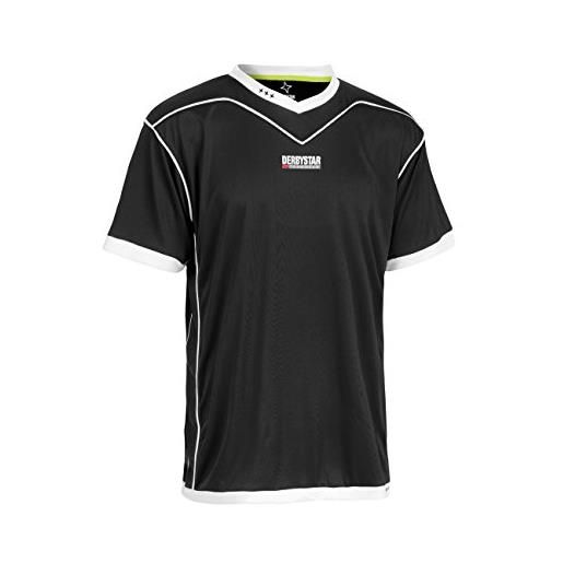 Derbystar - maglietta da bambini brillant, bambini, trikot brillant, bianco/nero, 116/128