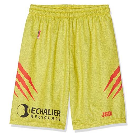 Vichy-Clermont Métropole Basket vichy-clermont - pantaloncini ufficiali per esterni, stagione 2018-2019, bambini, shortextvic, rosso, fr: xxs (taille fabricant: 10 ans)