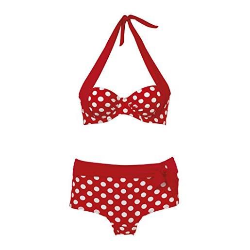 Beco Baby Carrier beco summer of love - bikini a triangolo da donna, donna, 4013368150535, rosso/bianco, 42